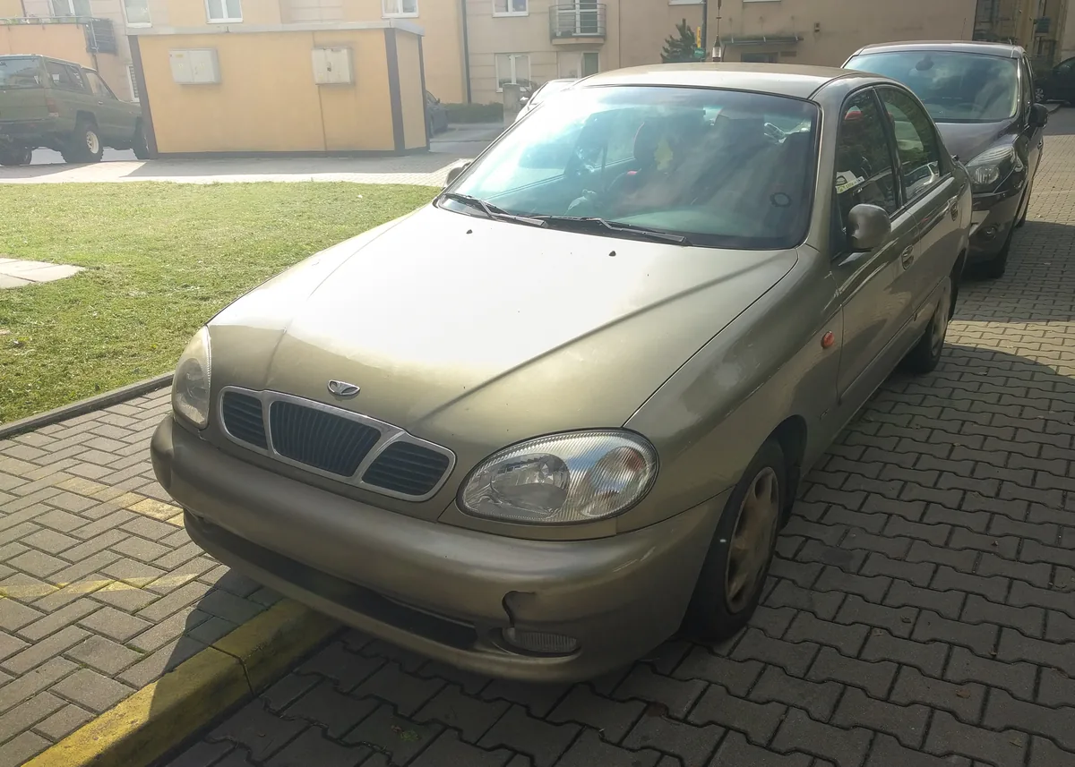 My first car - the Golden Lanos