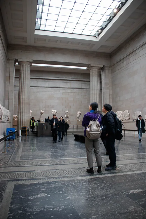 Some parts of the Museum were less crowded than the others, but none of them were empty