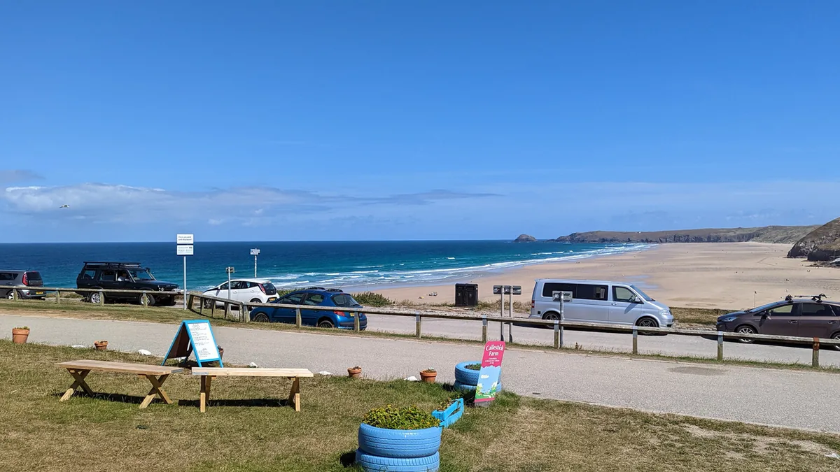 I mean, I just got out of the car and it’s already looking like this?