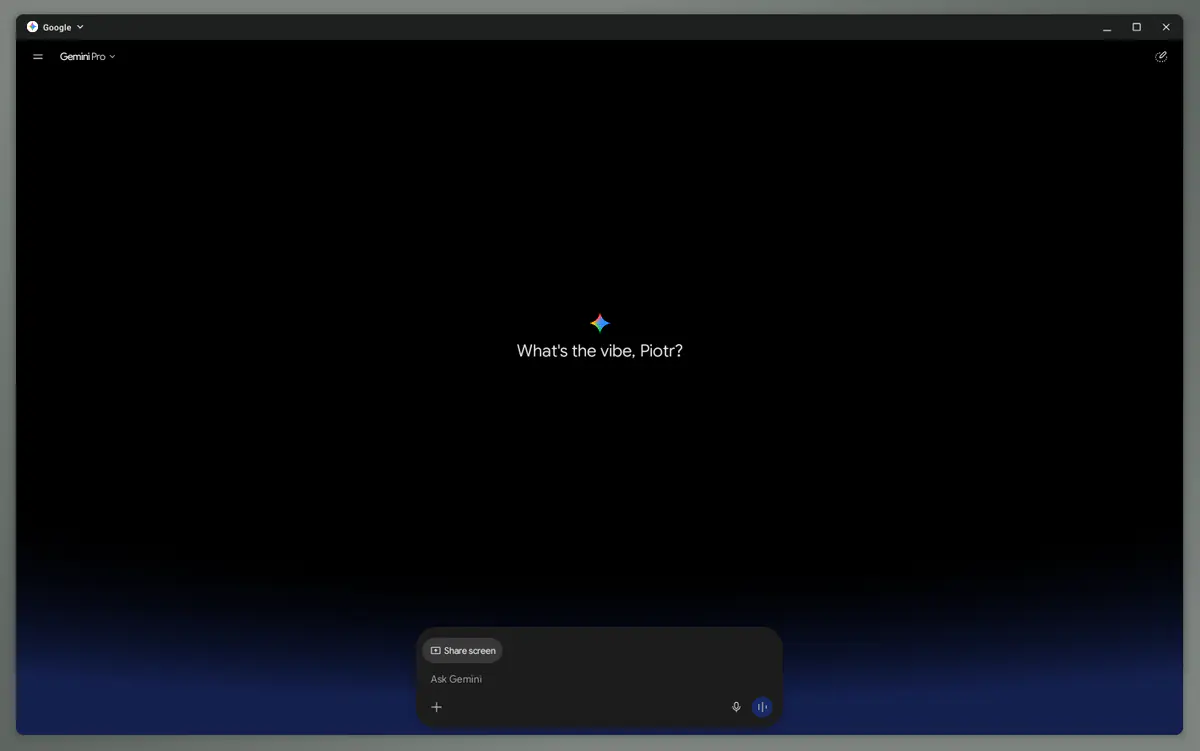 Gemini is one of the few polished elements of the Desktop Mode
